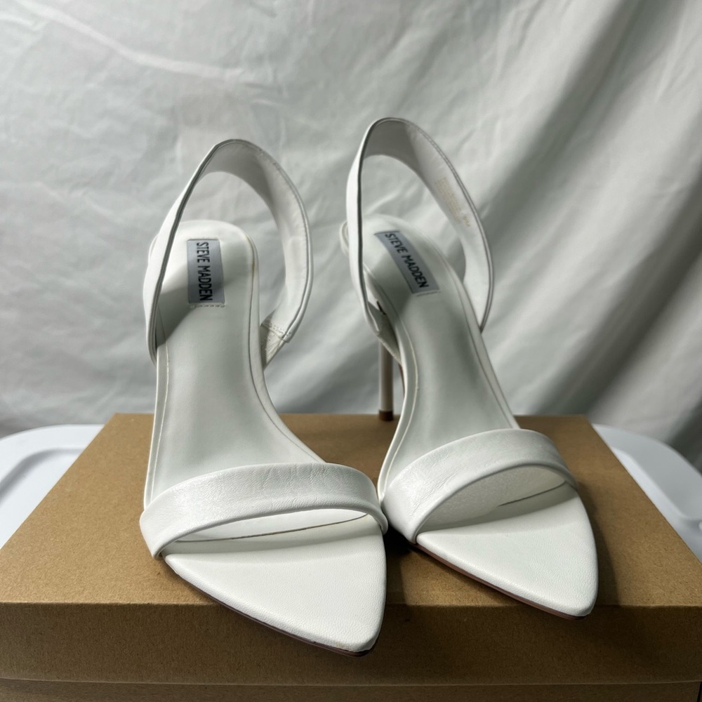 Steve Madden White Women's Heels